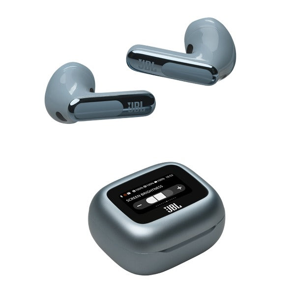سماعات Live Flex 3 True لاسلكية مع شاشة من JBL | أزرق سماعات Live Flex 3 True لاسلكية مع شاشة من JBL | أزرق
